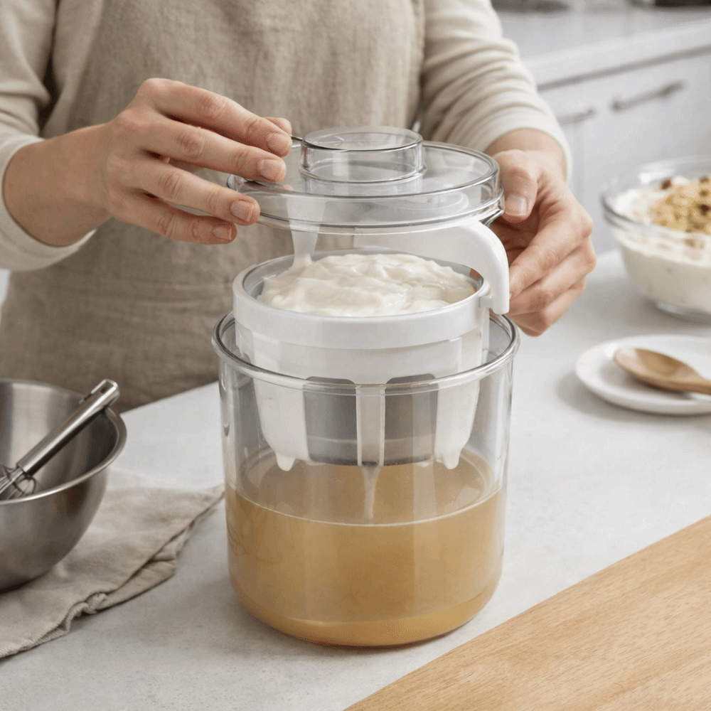 Nutrition And Fitness - Eiwit-smoothies Roestvrijstalen yoghurtzeef Snelle zeef Voedselveilige